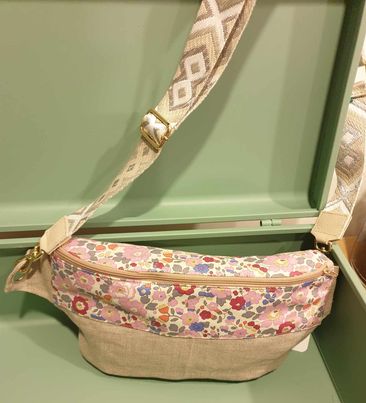 Sac Banane en tissus coton ou simili cuir