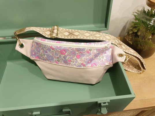 Sac Banane en tissus coton ou simili cuir